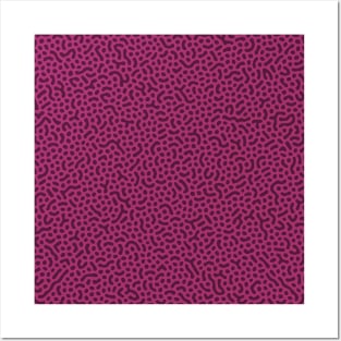 Bacteria Turing Pattern (Purple Pink) Posters and Art